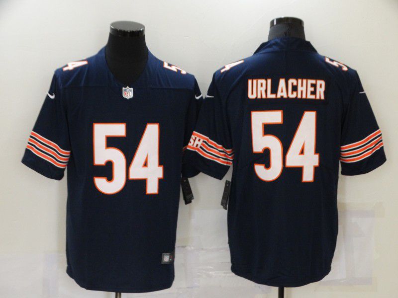 Men Chicago Bears #54 Urlacher Blue Nike Vapor Untouchable Limited 2021 NFL Jersey